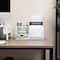 Mind Reader Desktop Organizer, File Storage, Accessory Storage, Workspace, Office, Metal Mesh, 11"L x 5.5"W x 5.25"H, White